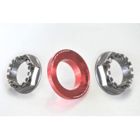 AELLA Hexagon Small Hub Titanium Nut 1 Each On Right And Left & Aluminum Taper Cone Set (Rear Axle) AELLA Hexagon Small Hub Titanium Nut 1 Each On Right And Left & Aluminum Taper Cone Set (Rear Axle)